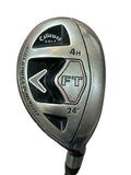 Callaway FT 24° 4 Hybrid Fujikura M-Fit On Stiff Flex Shaft GP Tour Velvet Grip