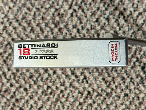 Bettinardi Studio Stock 18 303SS 35" Putter Bettinardi Shaft Winn 2020 VSN Grip