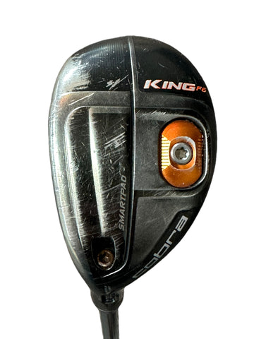 Cobra LH F6 23.5° 4/5 Hybrid Ozik HQ4 Red Tie Regular Flex Shaft Champkey Grip