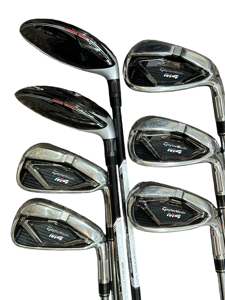 TaylorMade M4 Iron Set 4-5H 6-PW KBS Max 85 Stiff Flex Shafts 