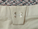 Under Armour Men's Golf Short Size 36 Khaki Made in Indonesia