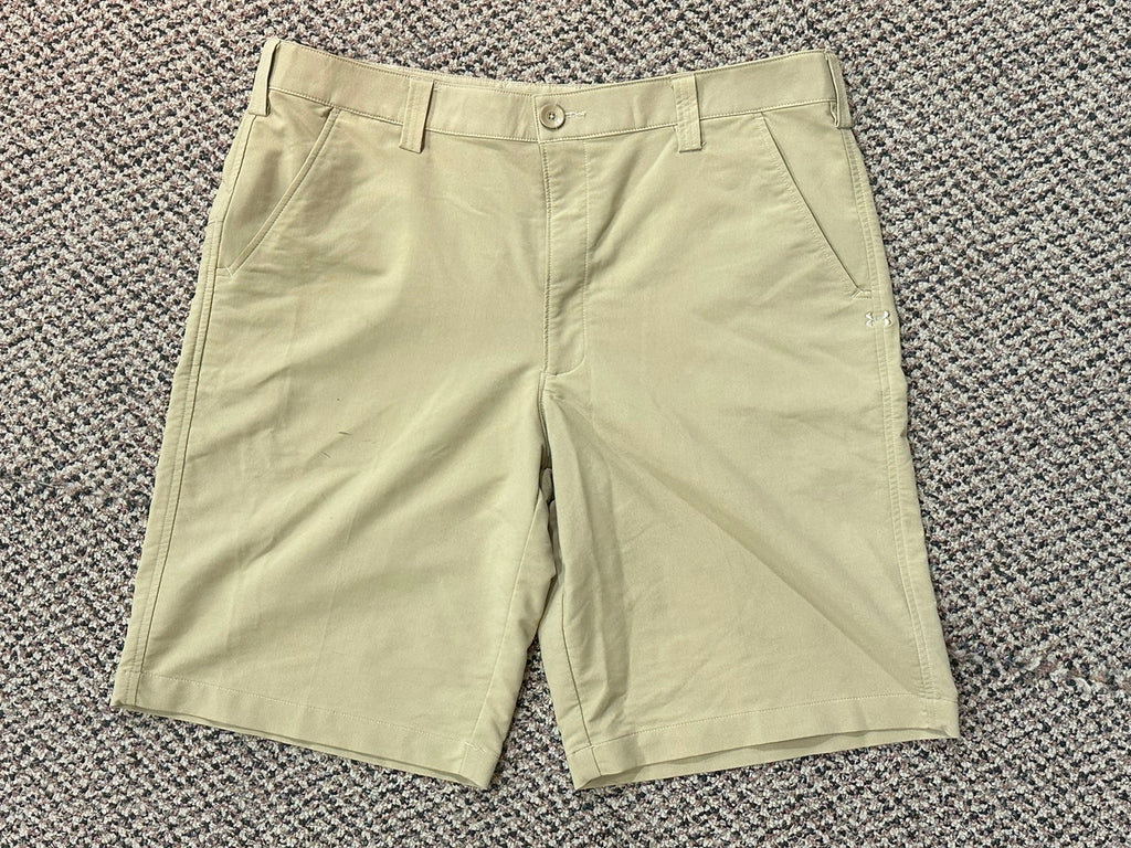 Under Armour Men's Golf Short Size 36 Khaki Made in Indonesia