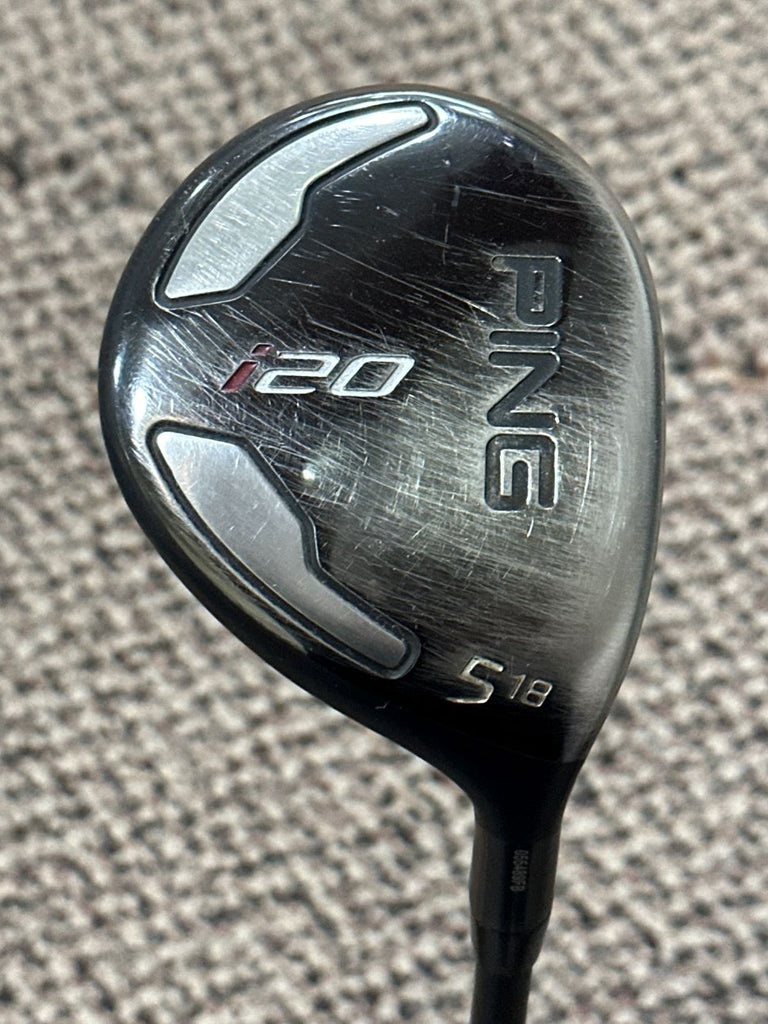 Ping i20 18° 5 Wood TFC707F Stiff Flex Shaft Ping Grip