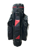 Founders Club Organizer Cart Bag 14-Way Divider 9 Pockets Strap Handle Rain Hood