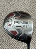 Ping i15 9.5° Driver Pro Launch Red Stiff Flex Shaft Ping Grip