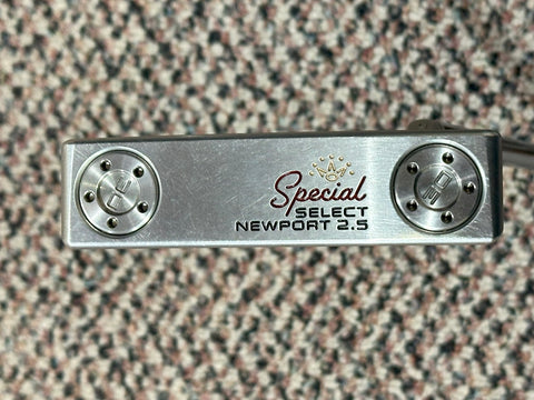 Scotty Cameron Special Select Newport 2.5 35" Putter w/HC SC Shaft SC Grip