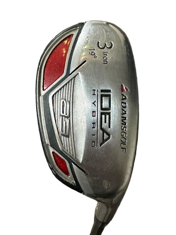 Adams Idea A3 Boxer 19° 3 Iron Pro Launch Red Regular Flex Shaft Adams Grip