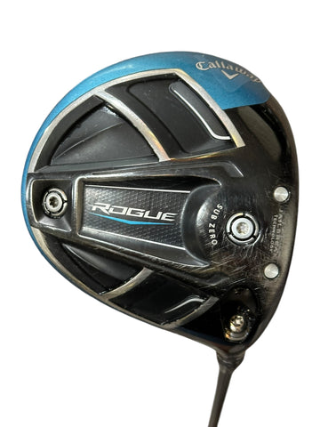 Callaway Rogue Sub Zero 9° Driver Vista Pro 55g Stiff Flex Shaft GP CP2 Pro Grip