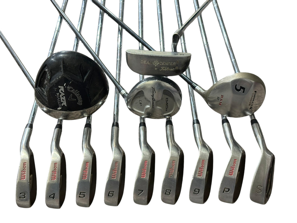 Callaway Wilson Men's Right Hand Complete Golf Club Set Stiff Flex SET-112524T05