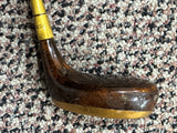 Kenneth Smith Roll In 58925 Persimmon Putter Steel Shaft Persimmon Wooden Grip