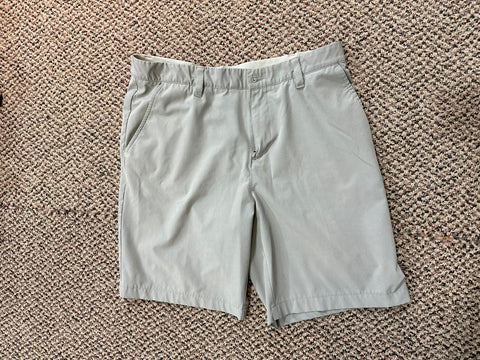 Adidas Men's Golf Shorts Size 34 Grey Made in Indonesia