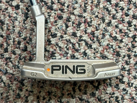 Ping Orange Dot G2 Anser 34" Putter Ping G2 Steel Shaft Lamkin Deep Etched Grip