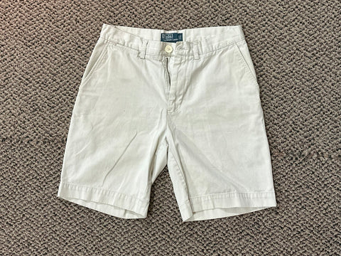 Polo by Ralph Lauren Men's Golf Shorts Size 30 Cream 100% Cotton