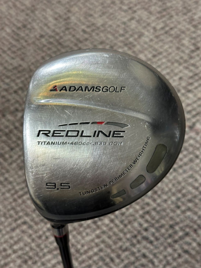 Adams LH Redline 9.5° Driver Fujikura G60 R Flex Shaft Golf Pride Tour Wrap Grip