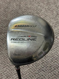 Adams LH Redline 9.5° Driver Fujikura G60 R Flex Shaft Golf Pride Tour Wrap Grip