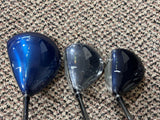 Grip Golf Wood Set Driver, 3&5 Woods Swing Science R Flex Shafts Grip Golf Grips