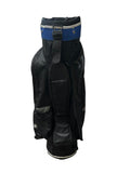 Nitro Cart Bag 11-Way Divider 4 Pockets Strap Handle Rain Hood Black/ Blue