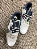 Under Armour Jordan Spieth Golf Shoes Size 11-USA White/Blue USED