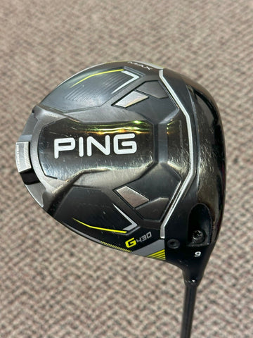 Ping G430 Max 9° Driver w/HC C6 50g R Flex Shaft Golf Pride Tour Wrap Grip