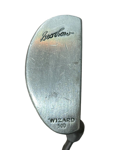 George Low Wizard 500 36" Putter True Temper Steel Shaft Winn Pro X 1.32 Grip