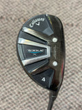 Callaway Rogue X 20° 4 Hybrid Synergy 60g Stiff Flex Shaft Jumbo Max Grip