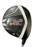 Callaway X2 Hot 15° 3 Wood Fubuki 60g Stiff Flex Shaft Lamkin Crossline Grip