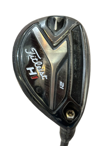 Titleist 818 H1 21° Hybrid Tensei 70g S Flex Shaft Golf Pride Tour Velvet Grip