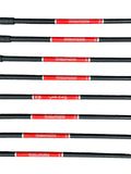 John Daly JC-2 Stainless Iron Set 3-PW JCS-2 Stiff Flex Shafts John Daly Grips