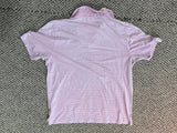 Peter Millar Medium Men's Golf Shirt Cotton/Spandex Made in Peru Pink/Blue