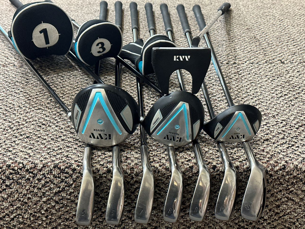 KVV Ladies Right Hand Complete Golf Club Set Ladies Flex Std Lth SET-091123T06