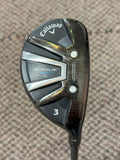 Callaway Rogue X 18° 3 Hybrid Synergy Stiff Flex Shaft Jumbo Max Grip