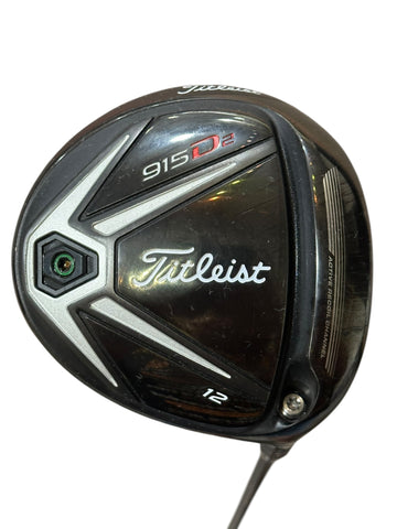 Titleist 915D2 12° Driver Kuro Kage 55g Senior Flex Shaft GP Tour Velvet Grip