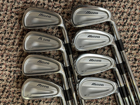 Mizuno MP-57 Cut Muscle Iron Set 3-PW Project X S Flex Shafts Tour Velvet Grips