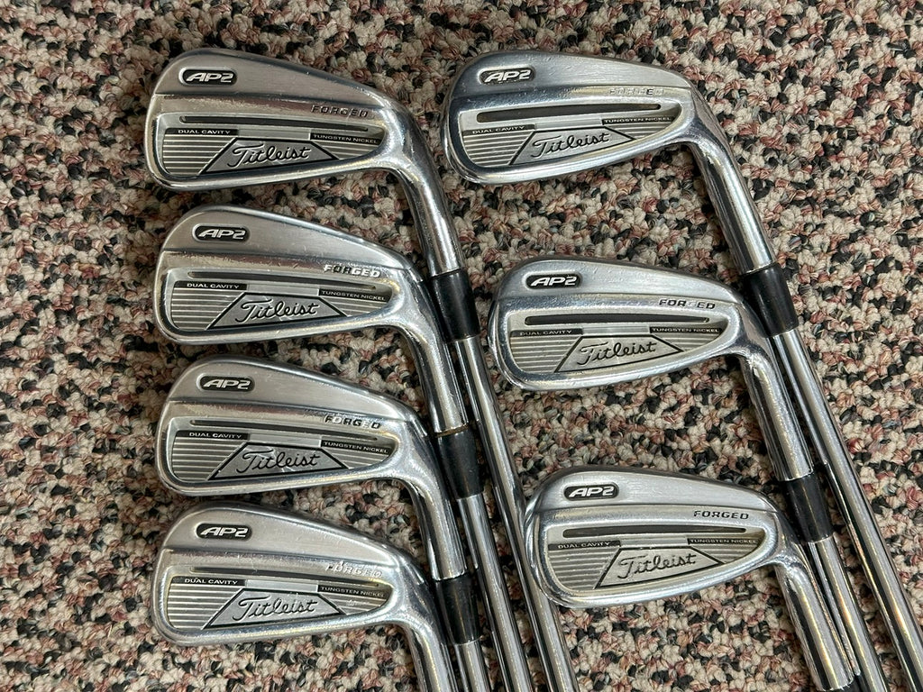 Titleist AP2 Forged Iron Set 4-PW Project X 6.0 S Flex Shafts Winn Dri•Tac Grips