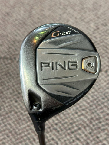 Ping LH G400 14.5° 3 Wood Alta CB 65g R Flex Shaft Golf Pride Tour Velvet Grip