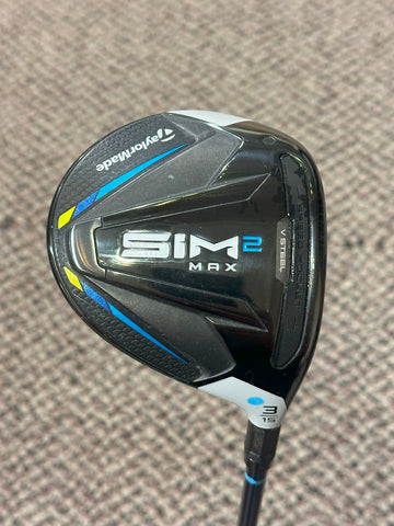 TaylorMade Sim 2 Max 15° 3 Wood Ventus FW6 Stiff Flex Shaft Winn Dri•Tac Grip