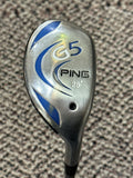 Ping G5 25° 5 Hybrid TFC100H Regular Flex Shaft Golf Pride CP2 Wrap Grip