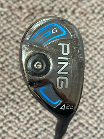Ping G 22° 4 Hybrid Alta 70g Senior Flex Shaft Golf Pride Tour Wrap Grip