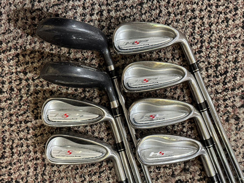 Tour Edge H5P Hybrid Iron Set 3-4H 5-PW H5P Stiff Flex Shafts Tour Edge Grips