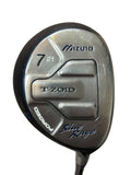 Mizuno T-Zoid Blue Rage 21° 7 Wood Exsar Platinum S Flex Shaft Crossline Grip
