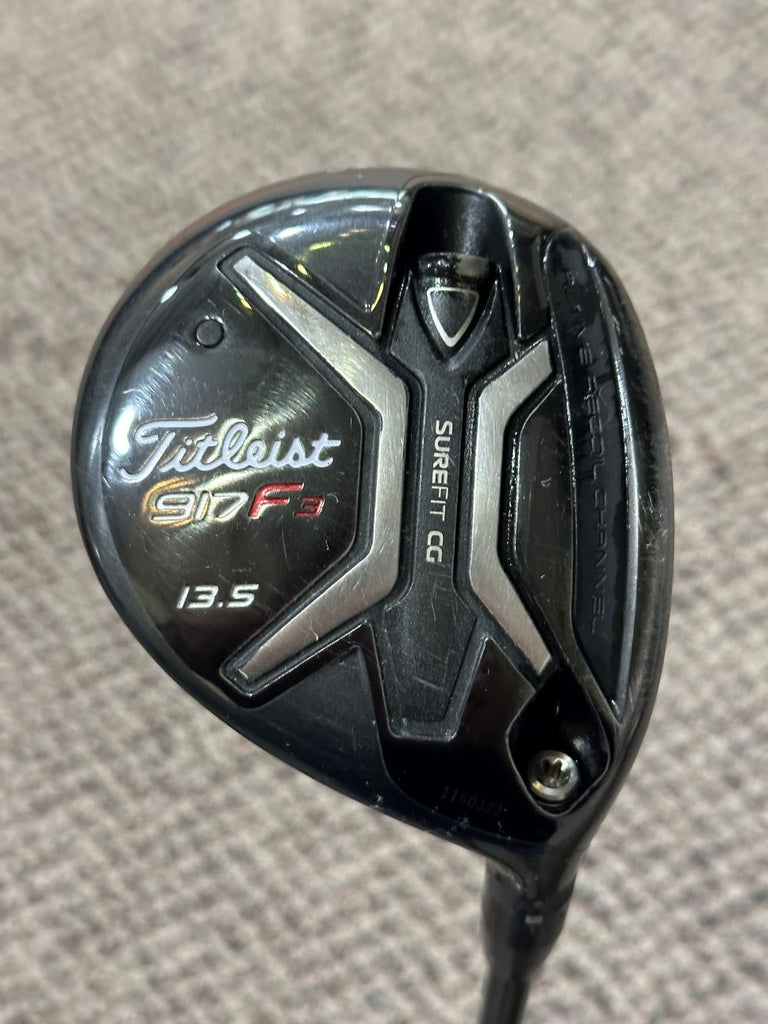 Titleist 917F3 13.5° 3 Wood Diamana 80g Stiff Flex Shaft Winn Dri•Tac Grip