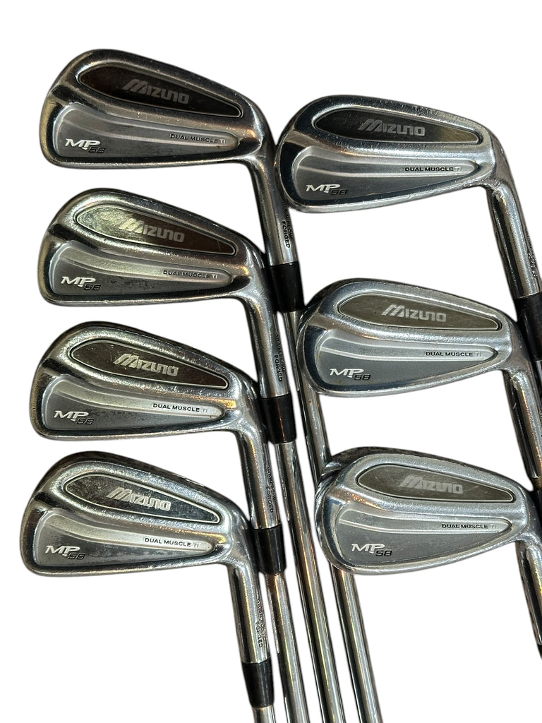 Mizuno MP58 Dual Muscle Iron Set 4-PW DG R300 Regular Flex Shafts GP MCC Grips