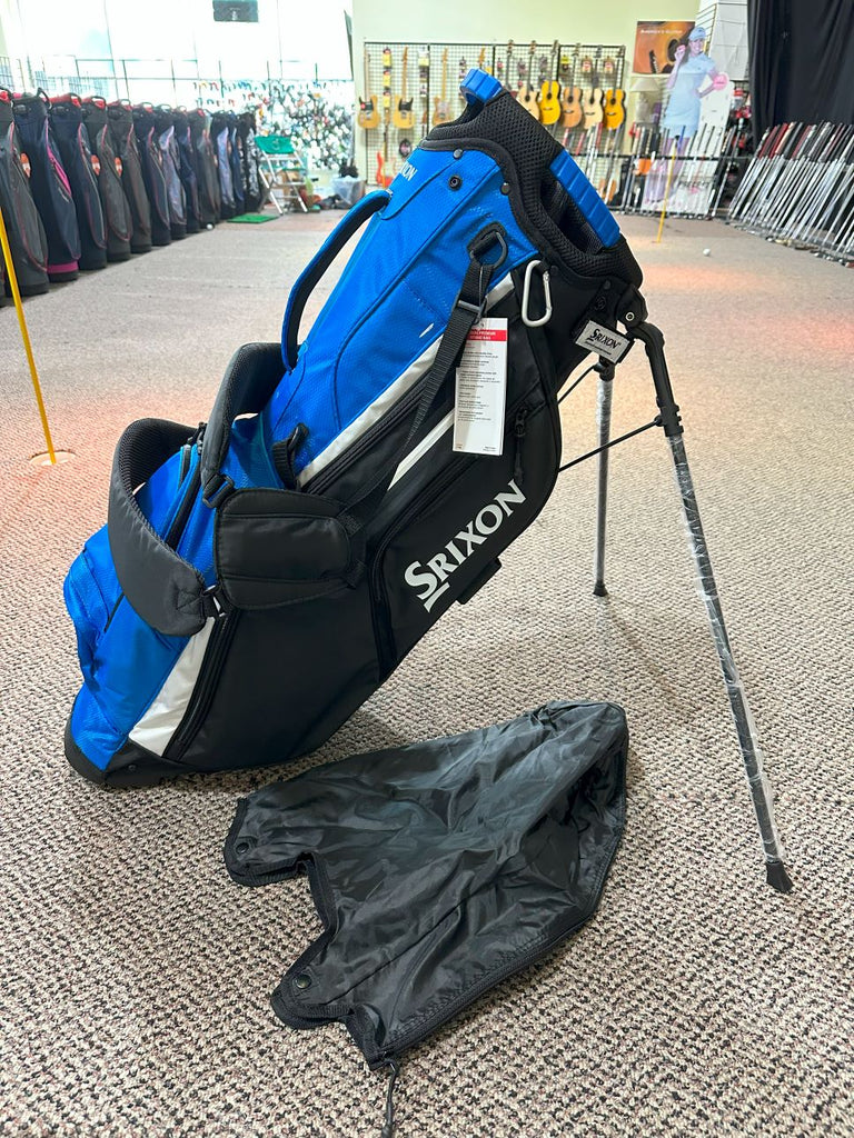 Srixon Stand Bag 6-Way Divider 6 Pockets Harness Carry Handle Blue/Black