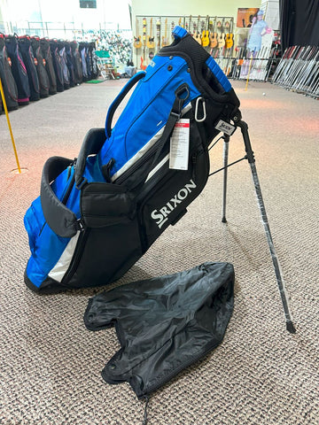 Srixon Stand Bag 6-Way Divider 6 Pockets Harness Carry Handle Blue/Black