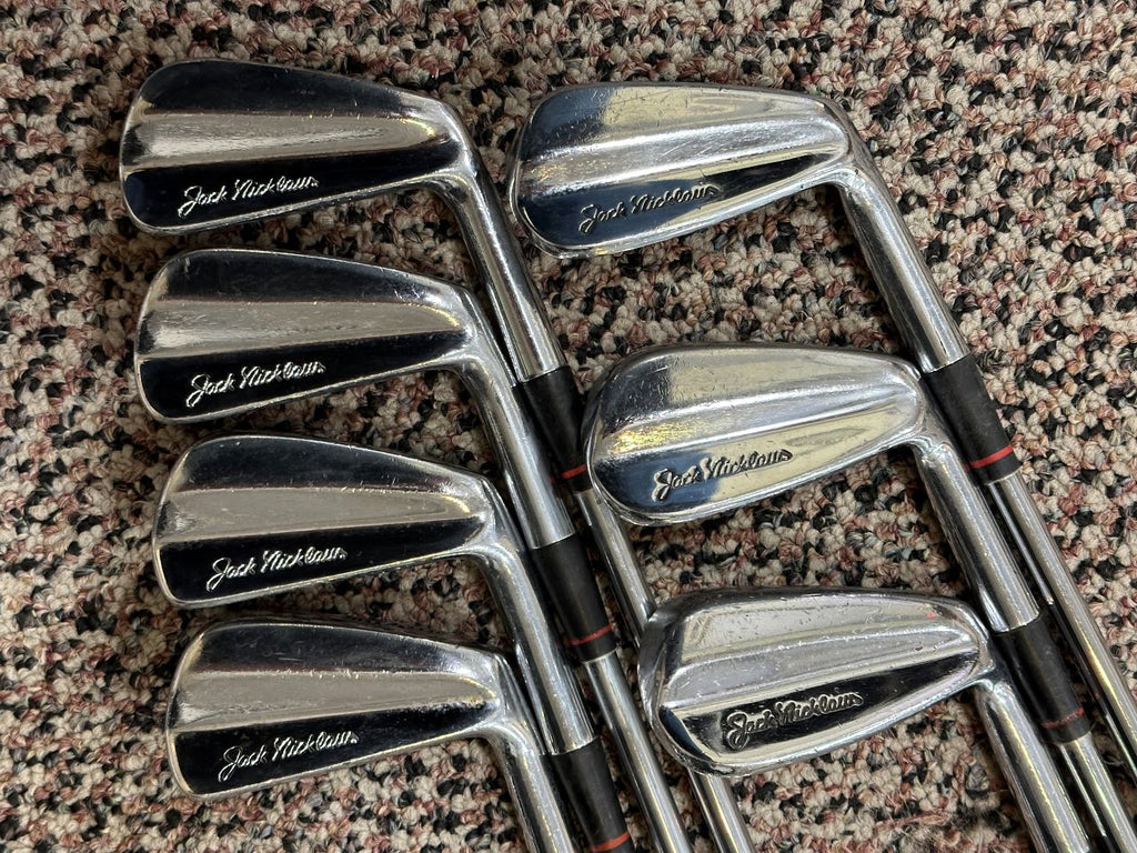 MacGregor Jack Nicklaus Tour Blade Forged Irons 4-PW R-Flex Shafts Orig. Grips