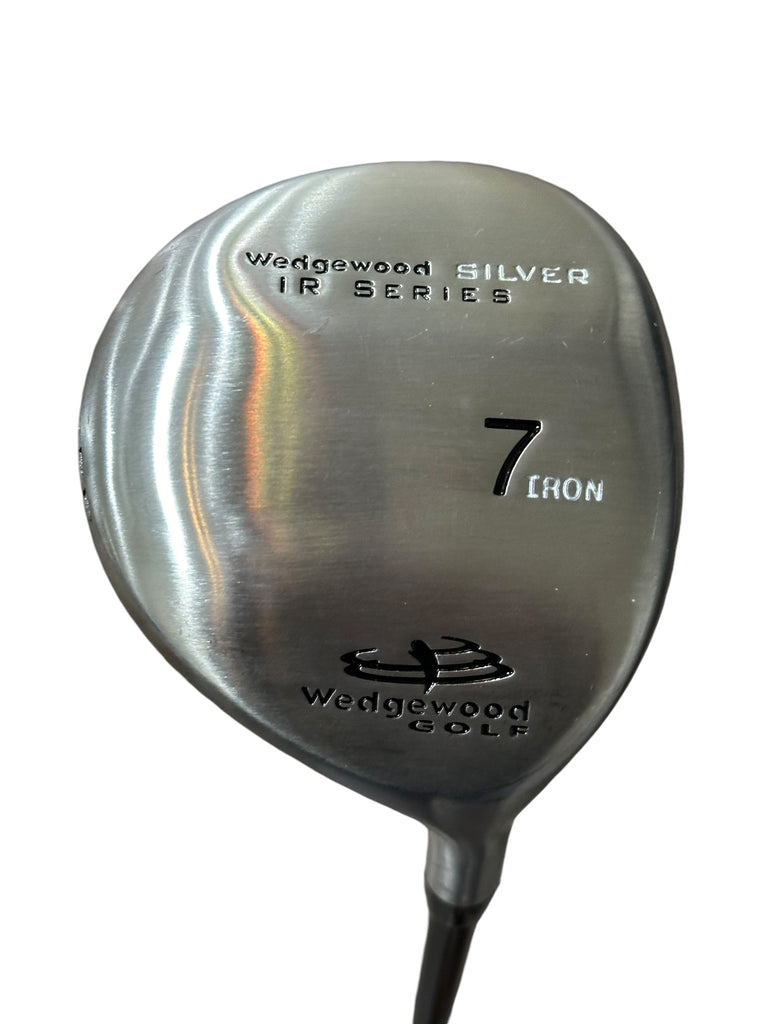 Wedgewood Golf IR Silver 34° 7 Iron w/HC Wedgewood Sr Flex Shaft Dri•Tac Grip