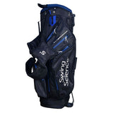Swing Science Stand Bag, Black/Blue, 14 Way Divider Top, Dual Strap, Top Handle