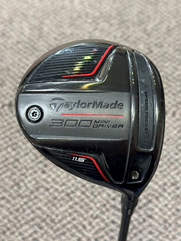 TaylorMade 300 11.5° Mini Driver w/HC MiDr Proto S Flex Shaft Winn Dri•Tac Grip