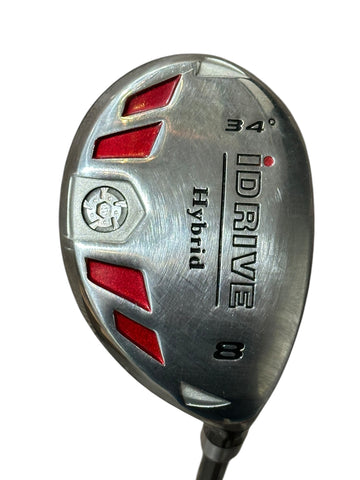 i Drive 34° 8 Hybrid Powerflex FW-114 Senior Flex Shaft Winn Dri•Tac Grip