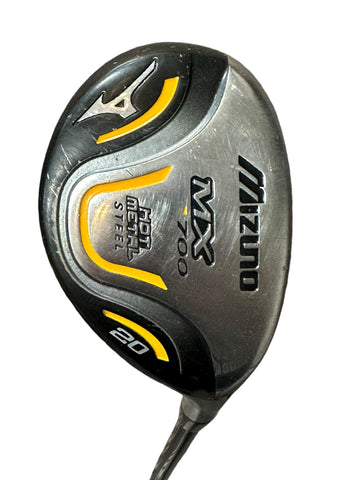 Mizuno MX700 Hot Metal 20° 3 Hybrid Exsar HS4 R Flex Shaft Golf Pride MCC Grip